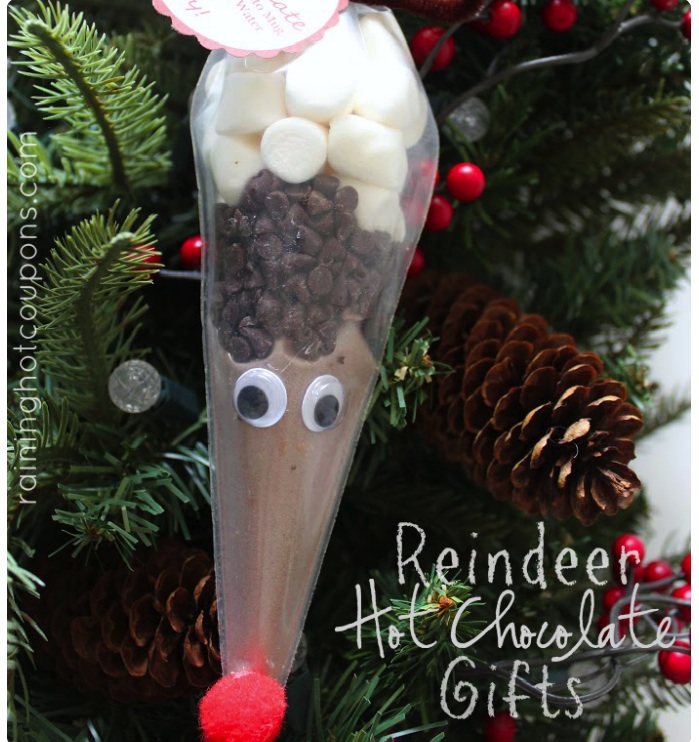 Hot chocolate reindeer