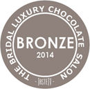 Delysia Chocolatier was awarded a Bronze Medal by the International Chocolate Salon in their Bridal Luxury Chocolate Salon Most Delicious Ingredient Combination category for our Smoked salted bourbon pecan chocolate truffle and our Honey chipotle chocolate truffle.