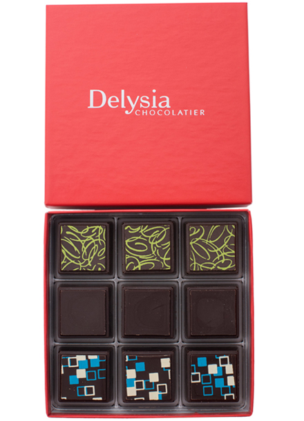 Sensual Ruby collection chocolate truffles - Delysia Chocolatier