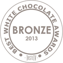 Delysia Chocolatier was awarded a Bronze Medal by the International Chocolate Salon in their Best White Chocolate Awards Salon Best Taste category for our Strawberry chocolate truffle.