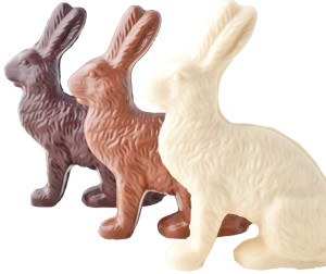 chocolate bunnies; gourmet easter chocolates