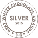 Delysia Chocolatier was awarded a Silver Medal by the International Chocolate Salon in their Best White Chocolate Awards Salon Best Graphic Design category for our Gianduja.