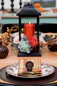 Decorating with natural elements and Delysia holiday chocolate
