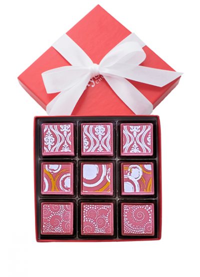Delysia-Chocolatier-Ruby-Collection-Chocolate-Truffles-Austin-Texas-Shop-with-bow-440x610 red box v2