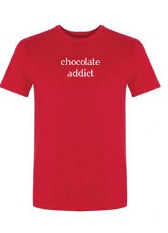 Chocolate addict t-shirt