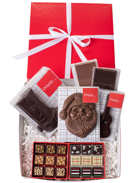 Delysia-Chocolatier-Happy-Holidays-Y'all-Chocolate-Gift-box-Austin-Texas-Shop-website