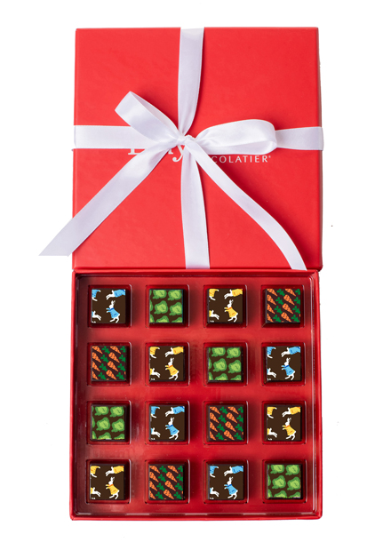 Ruby collection chocolate truffles - Delysia Chocolatier